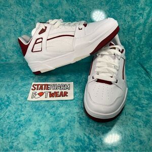 Puma Slipstream INVDR Red White Men’s Low Top Leather Shoes Sneakers